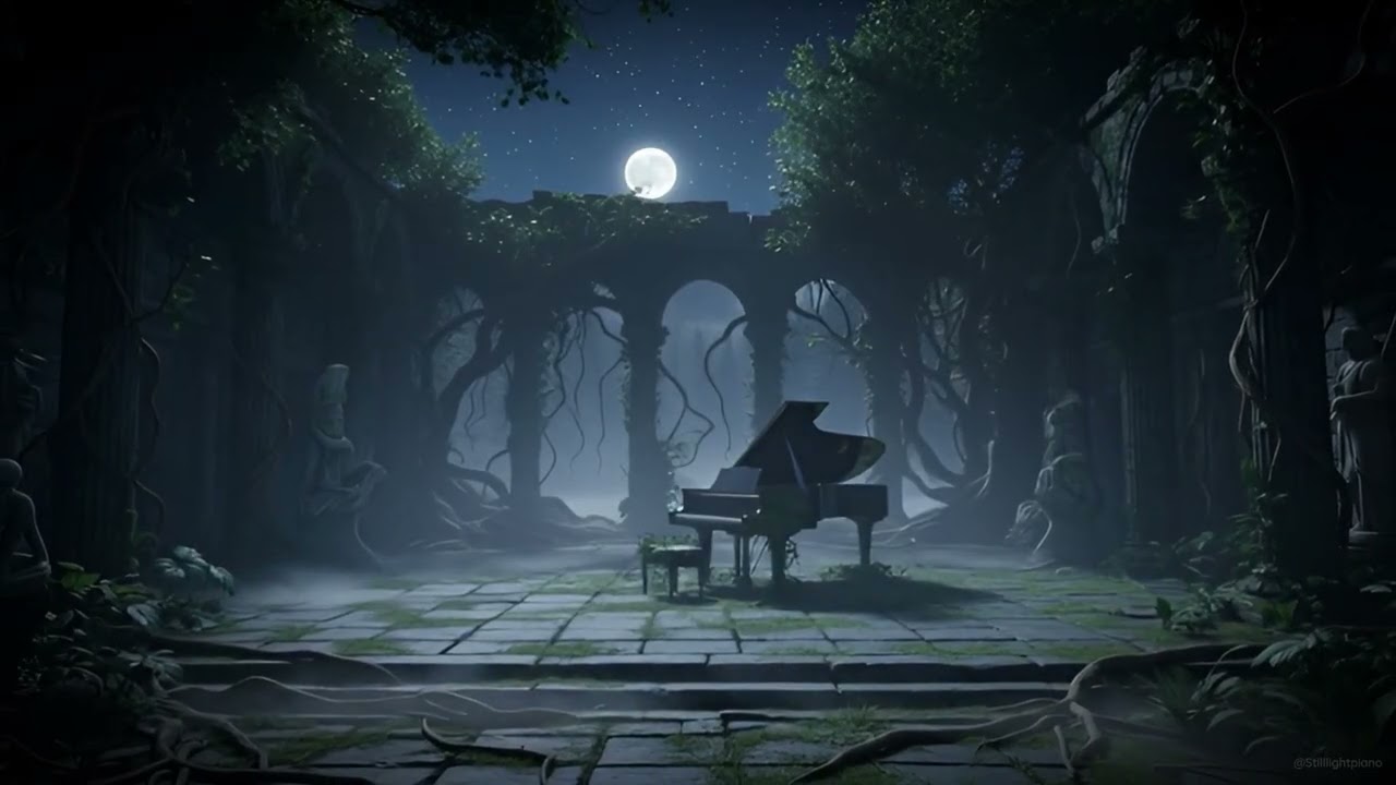 Soft Piano Music for Dream Sleep 🌙 | 2 Hours of Moonlit Piano for Deep Rest