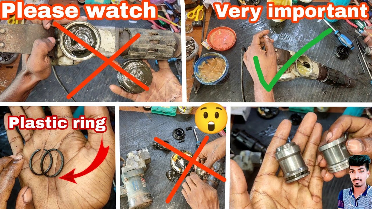 🪛🛠0810 braker machine greasing problem |😲don't use grease | repair 5kg braker | how to repair 5kg