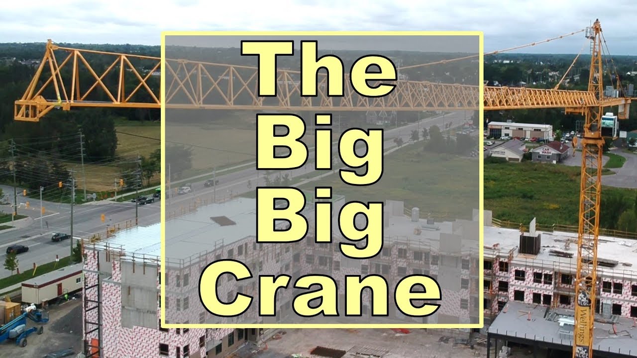 The Big Big Crane #dondroneson #drone #construction #stittsville #towercrane
