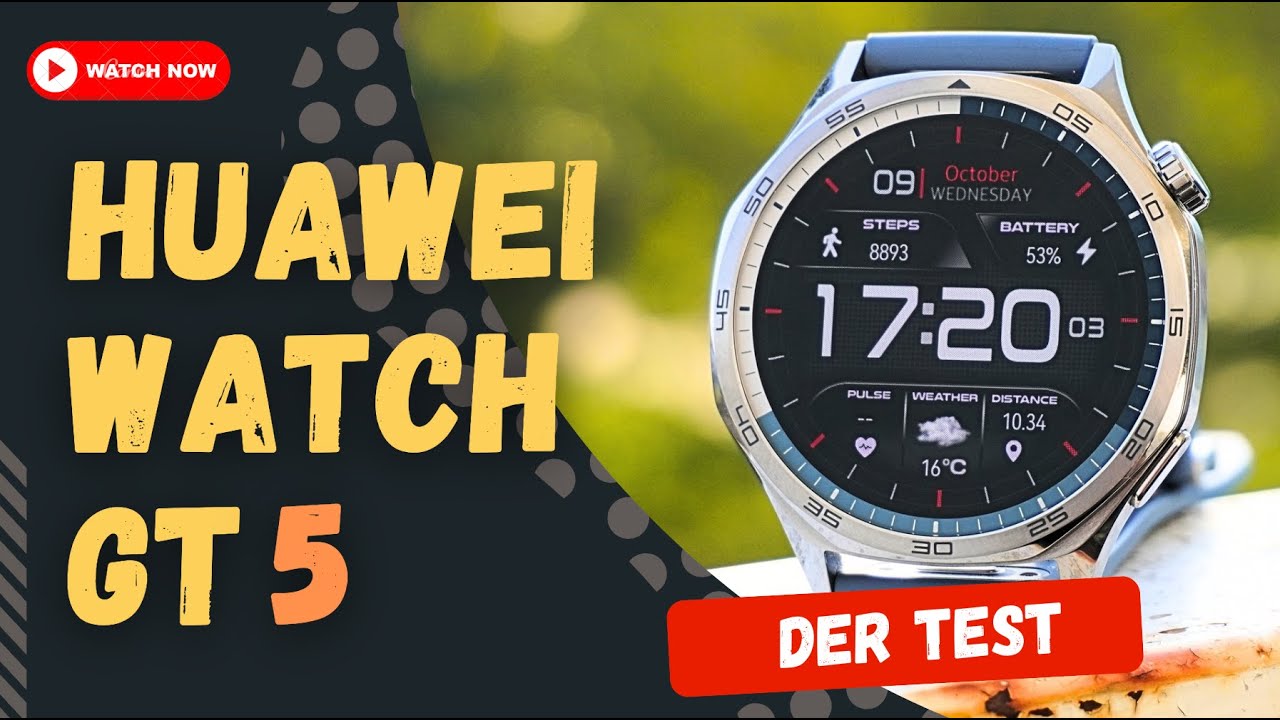Huawei Watch GT 5 im Test: Lohnt sich das diesjährige Upgrade?