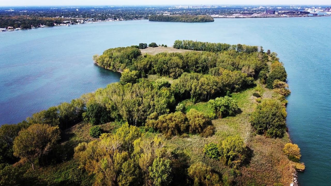 Environments: Detroit River Wildlife Refuge & Mud Island: Drone Footage (Ecorse & Wyandotte, MI)