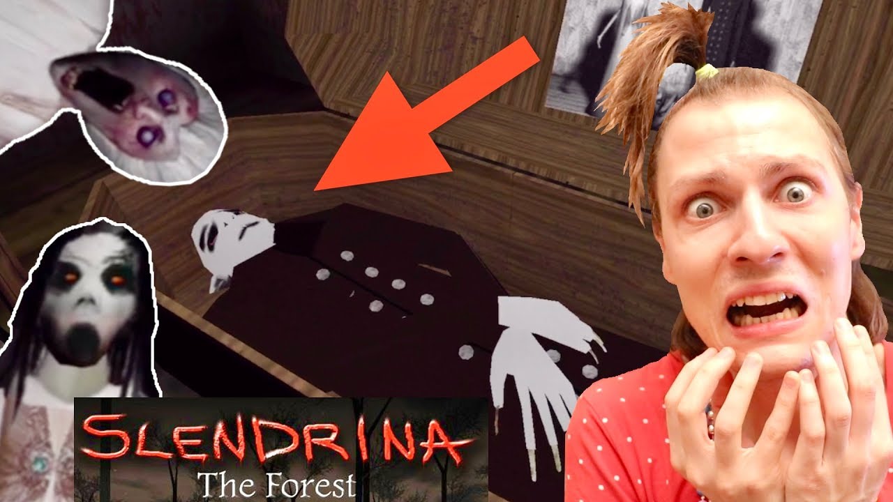 SLENDRINA THE FOREST : GRANNY ME FAIT PEUR DANS LA FORÊT HANTÉE ! JEU GRATUIT NADÈGE CANDLE