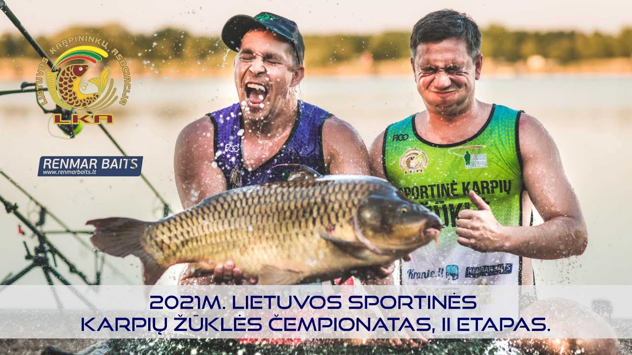 2021 m. Lietuvos sportinės karpių žūklės čempionatas, II etapas 