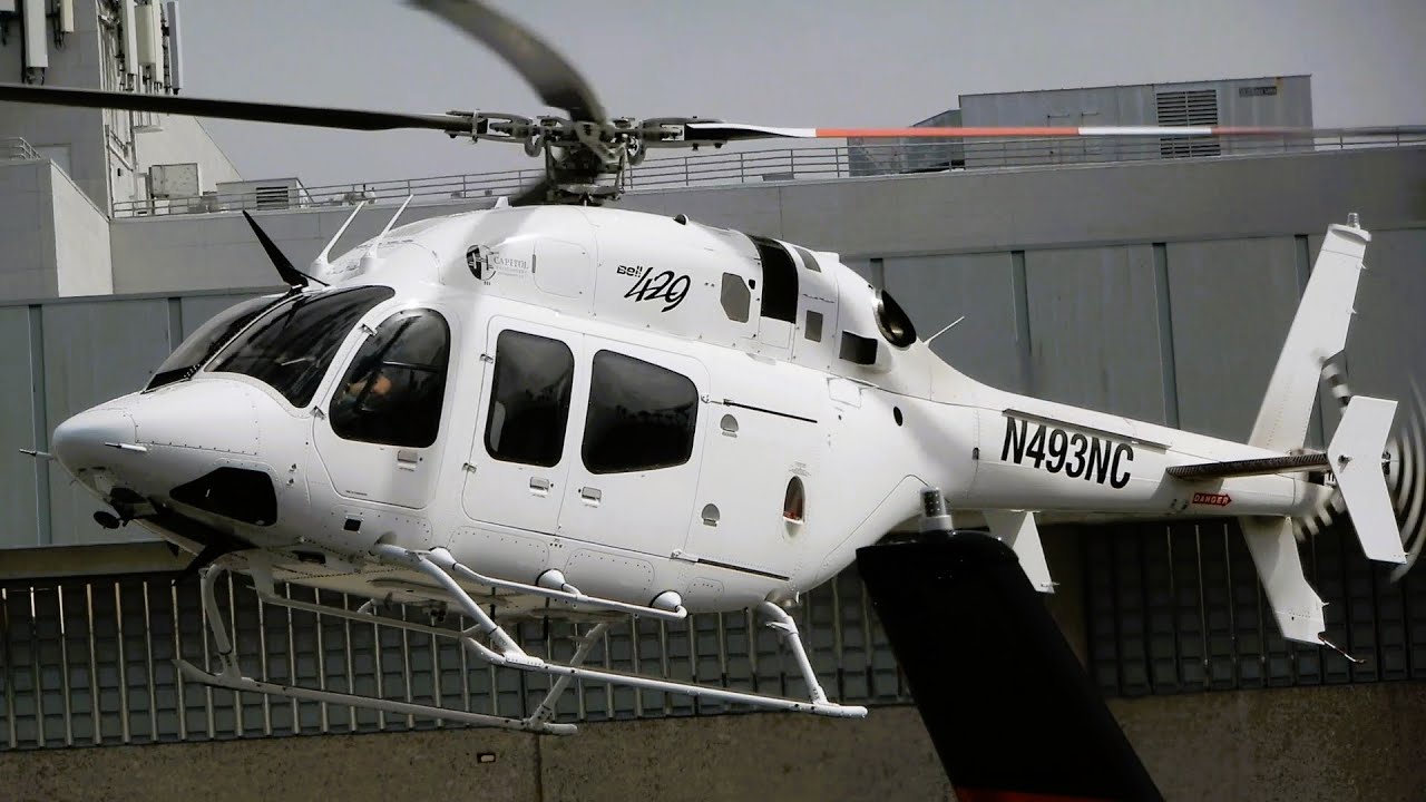 Bell 429 GlobalRanger HAI Heli-Expo 2024 Arrival Anaheim Convention Center N493NC