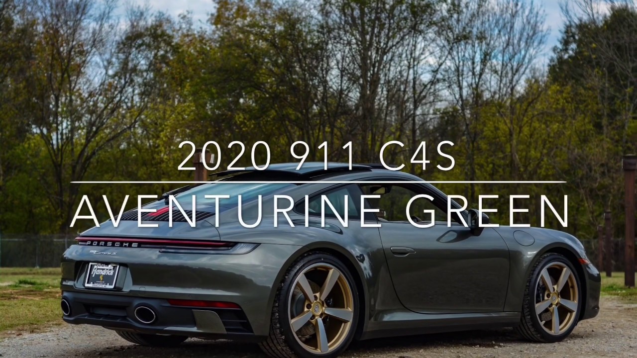 2020 911 Carrera S Aventurine Green and Truffle Brown Exclusive