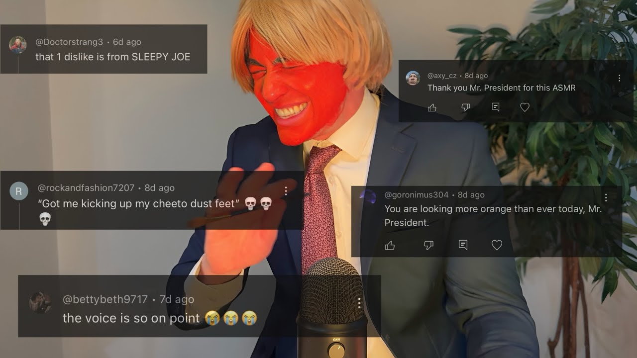 ASMR Reading Your Comments DONALD TRUMP EDITION