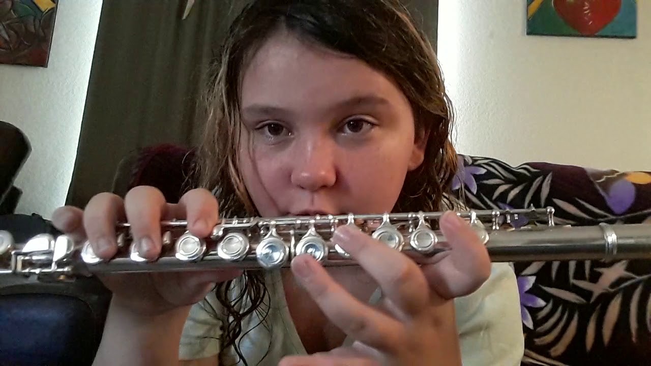 Tutorial on how to play au Clair de la lune on the flute