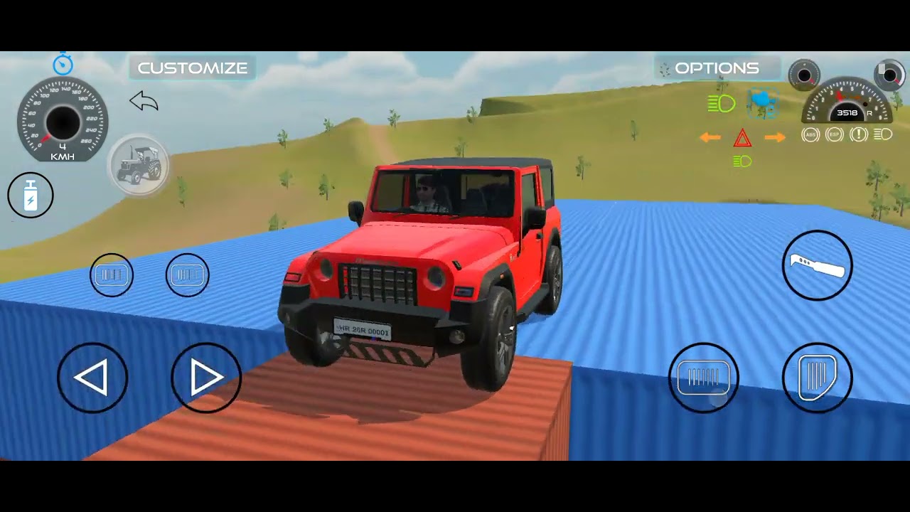 Drive JCB and Unloading Stone From Dumper in Game 