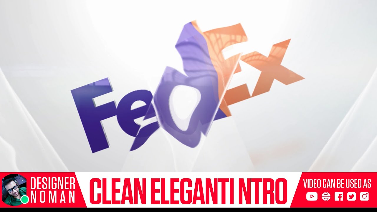 Clean elegant 3d logo reveal | Intro video. | (VIDEO NO: #20)