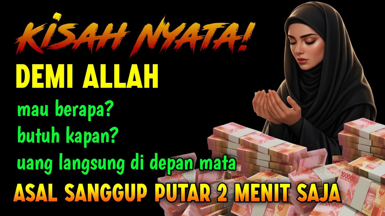 PUTAR SEKARANG JUGA !!! AYAT PEMANGGIL UANG, DOA PEMBUKA PINTU REZEKI, DOA NABI SULAIMAN