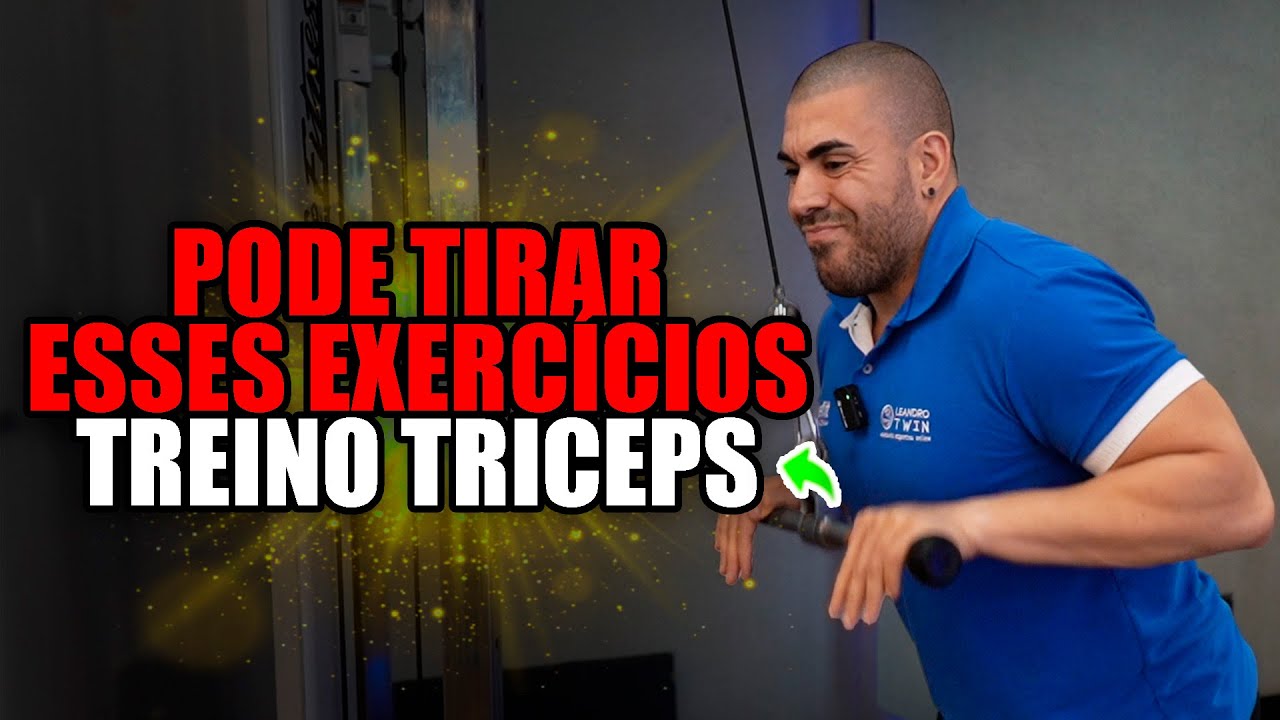 Exercícios de tríceps que você pode tirar do seu treino