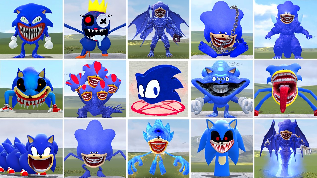 I PLAYED DEATHMATCH GAME WITH ALL SONIC TAPES FAMILY VS DOGDAY TITAN FAMILY in Garry's Mod!