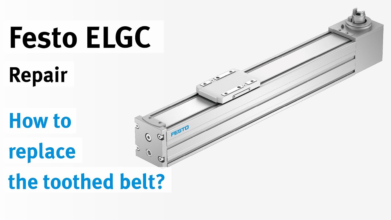 ELGC: Replacing the toothed belt