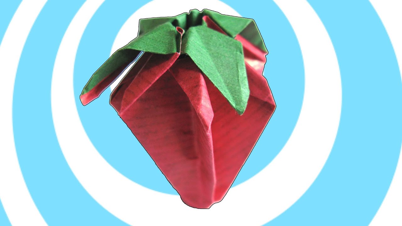🍓Origami Strawberry Instructions 🍓