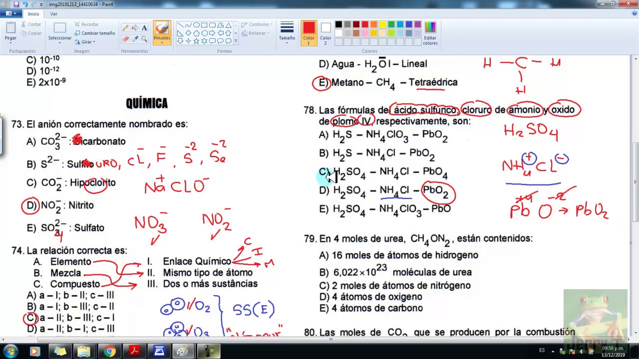 Repaso de Química (para ingresar a la universidad)