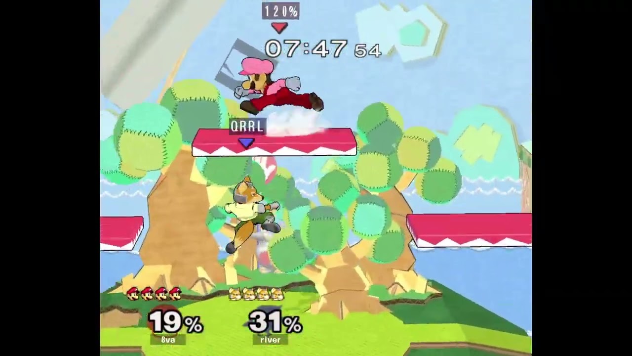 Panic! At the Top Plat #2 - WQF - 8va (Luigi) vs river (Fox)