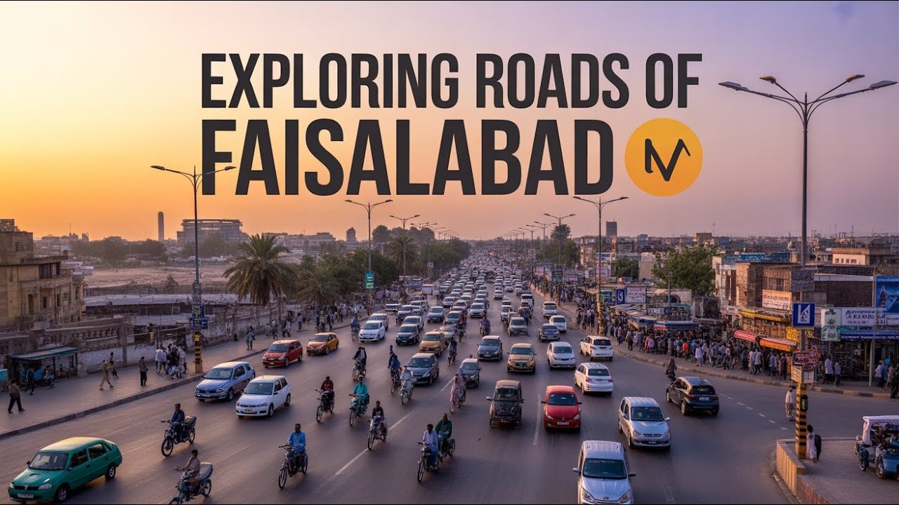 Exploring the Roads of Faisalabad | City Drive & Travel Vlog