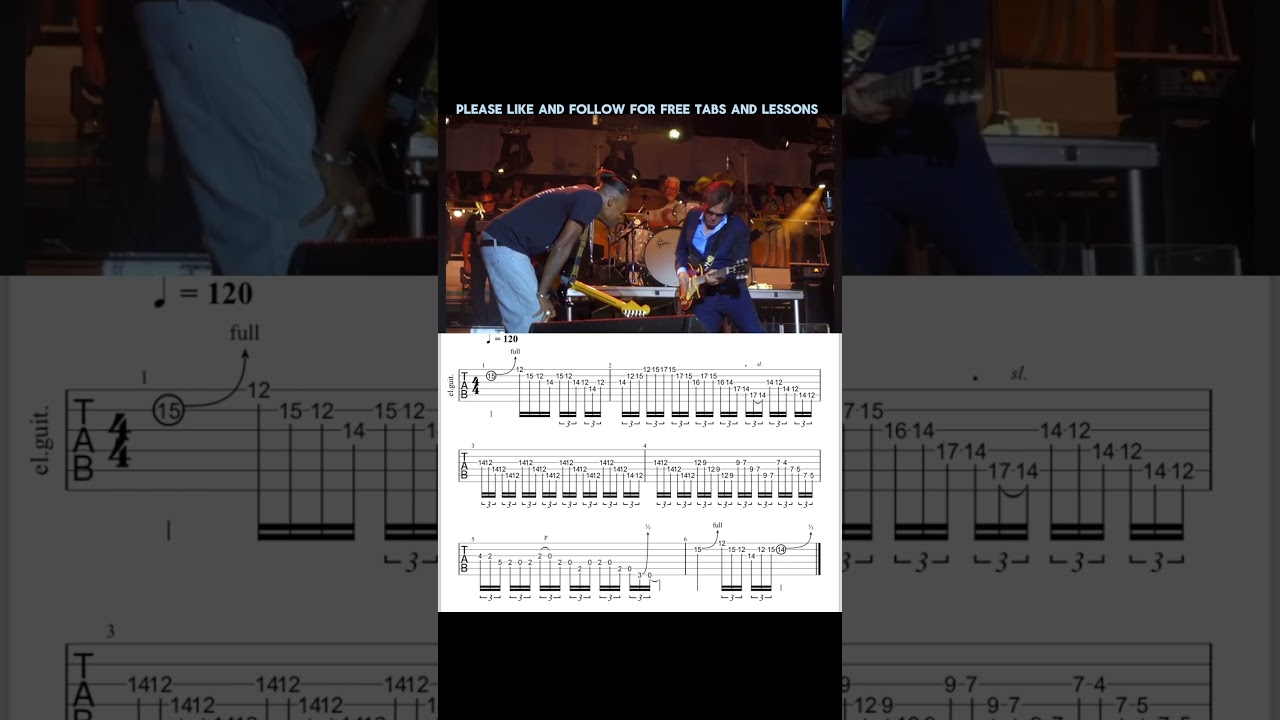 Joe Bonamassa Plays an INSANE Pentatonic Cascade (TABS) Eric Gales Duet on &ldquo;John Henry&rdquo; #guitartab