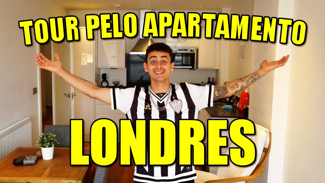 TOUR COMPLETO PELO NOSSO APARTAMENTO EM LONDRES (+valores)