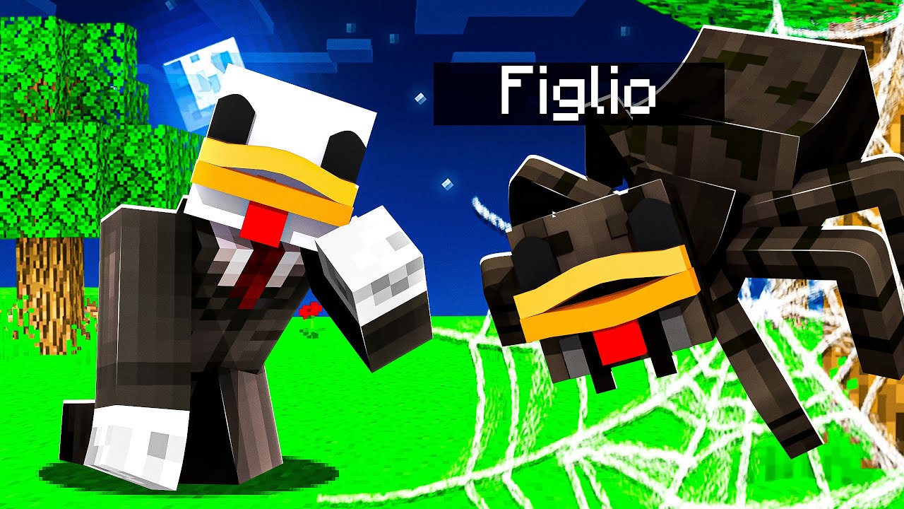 MIO FIGLIO È DIVENTATO UN RAGNO SU MINECRAFT
