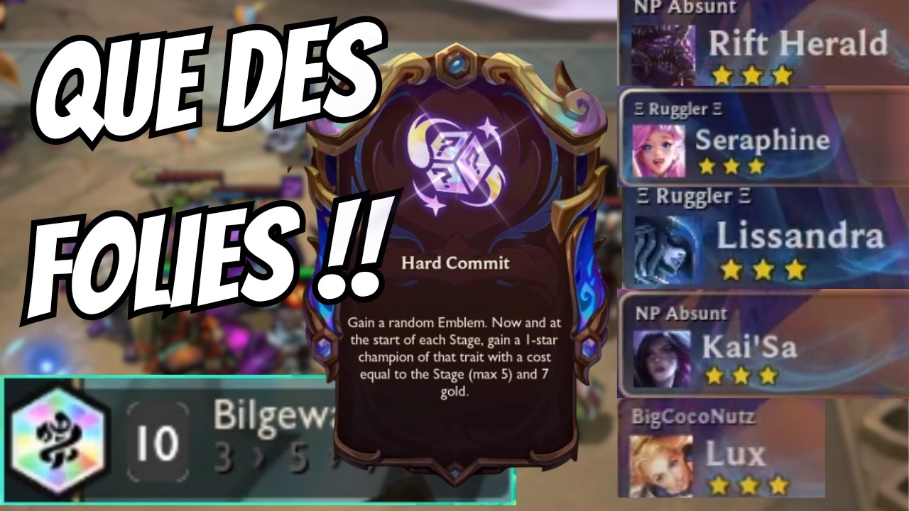 Hard commit dans une game INCROYABLE, HIGHROLL