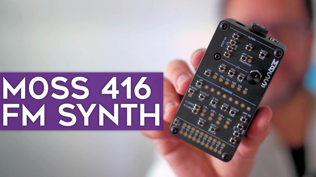 Is this the tiniest Yamaha DX7? M0SS 416 FM synthesizer