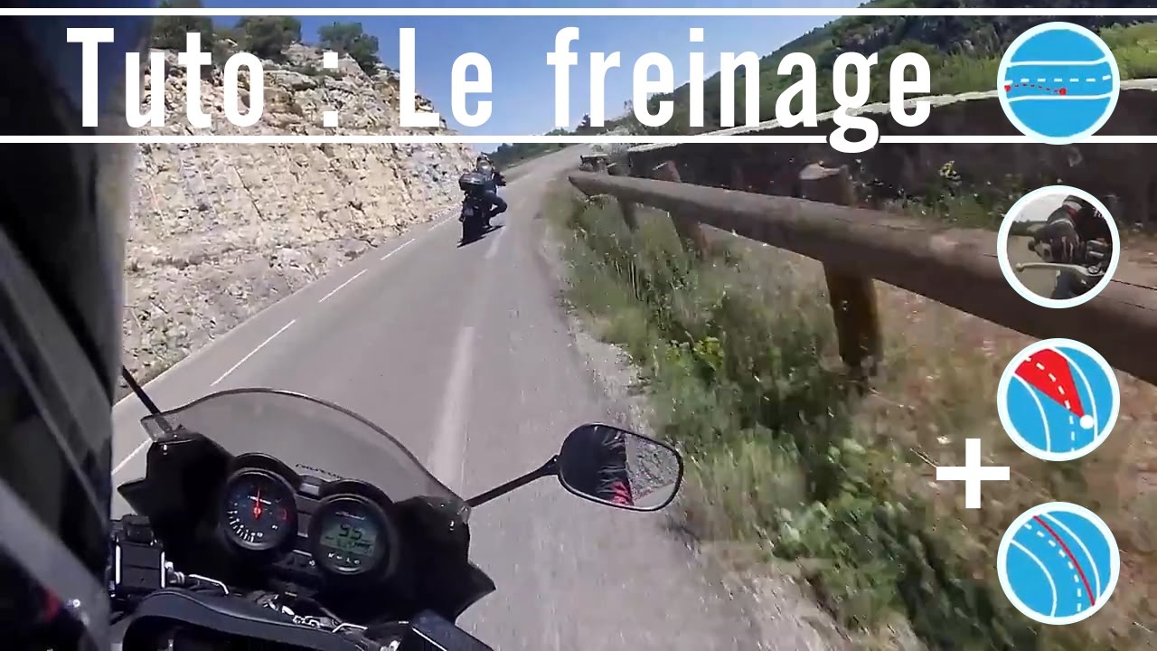 Trajectoires moto : Comment gérer le freinage