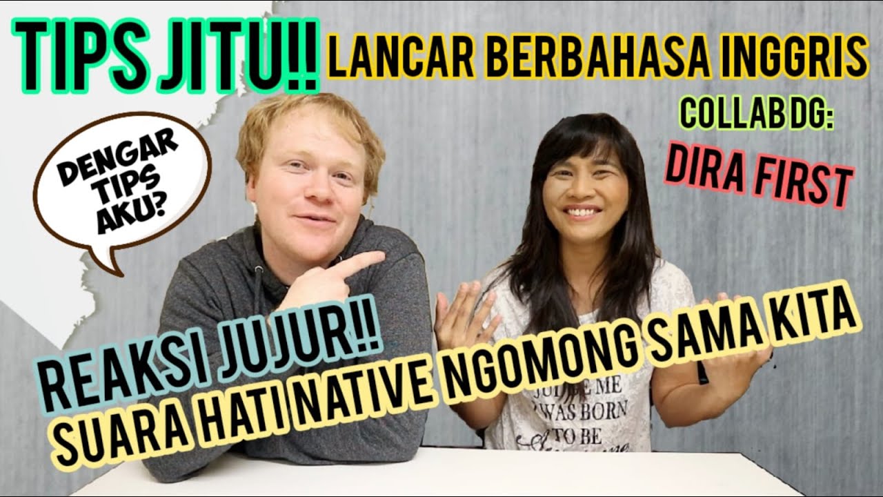 TIPS JITU LANCAR BERBAHASA INGGRIS | REAKSI NATIVE BICARA DG PENUTUR ASING | Dyahshea