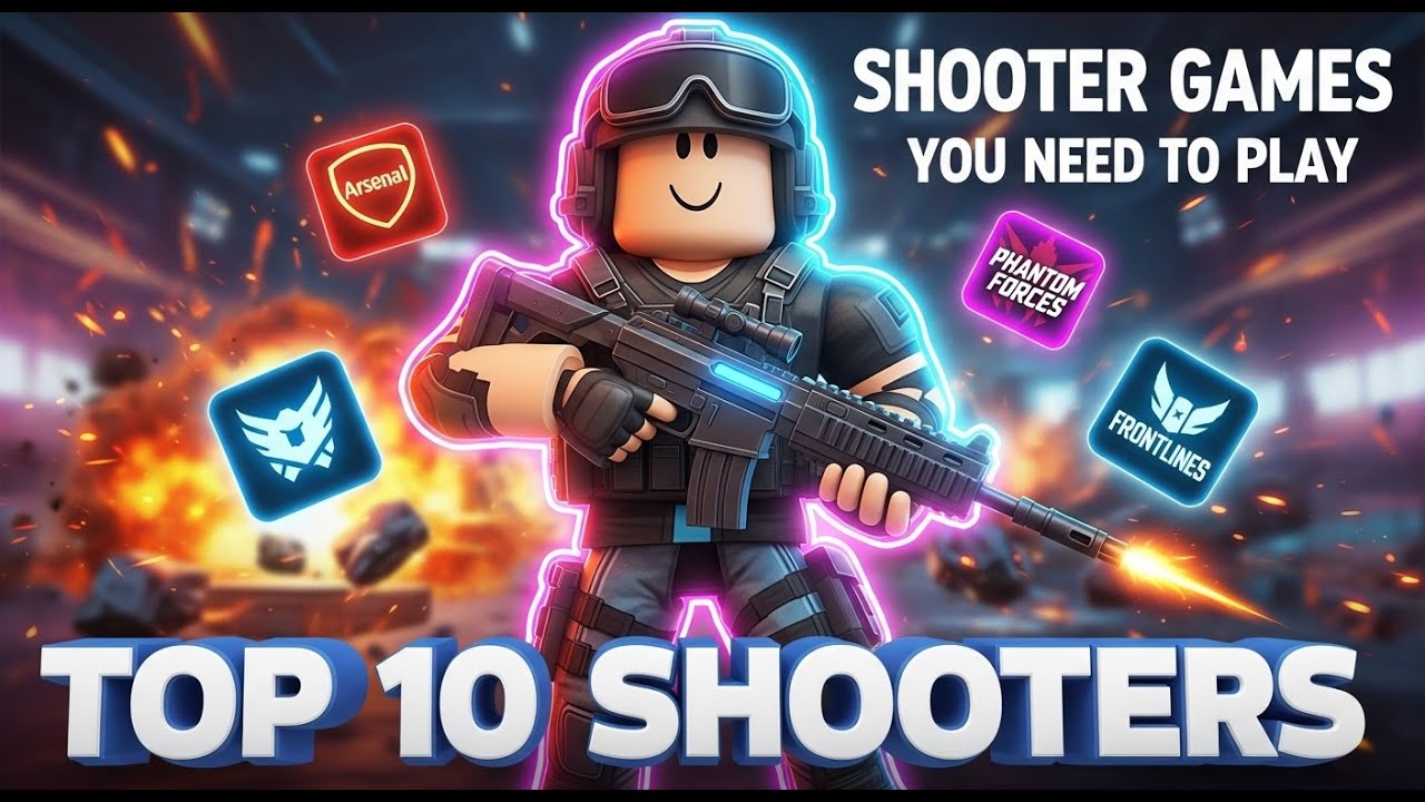 Top 10 Roblox Shooter Games You NEED to Play | Best FPS & Gun Games 2025
