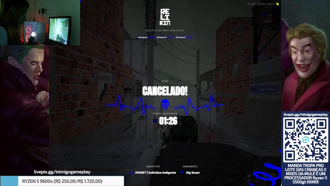 LIVE ON !!! NA CITY RELIKIA MELHOR CITY DE BAUQE DO MOMENTO TROPA !!!