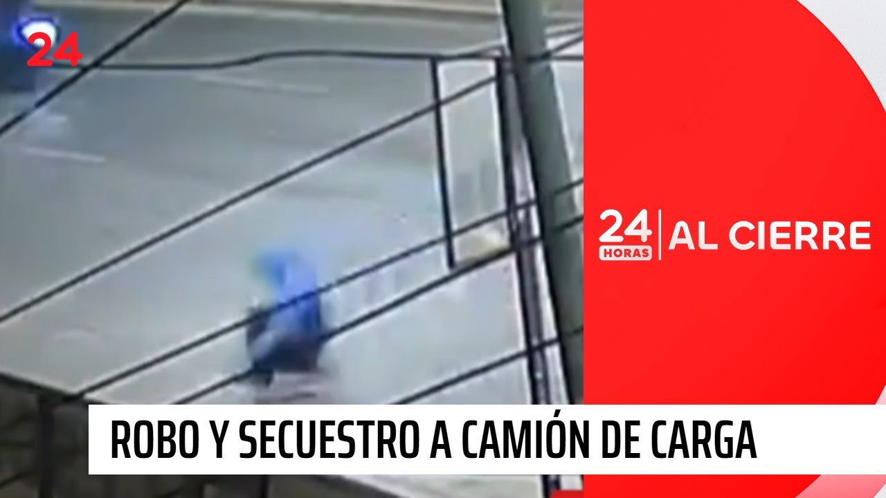 Robo y secuestro a camión de carga terminó con delincuente en riesgo vital en Cerrillos | 24 Horas