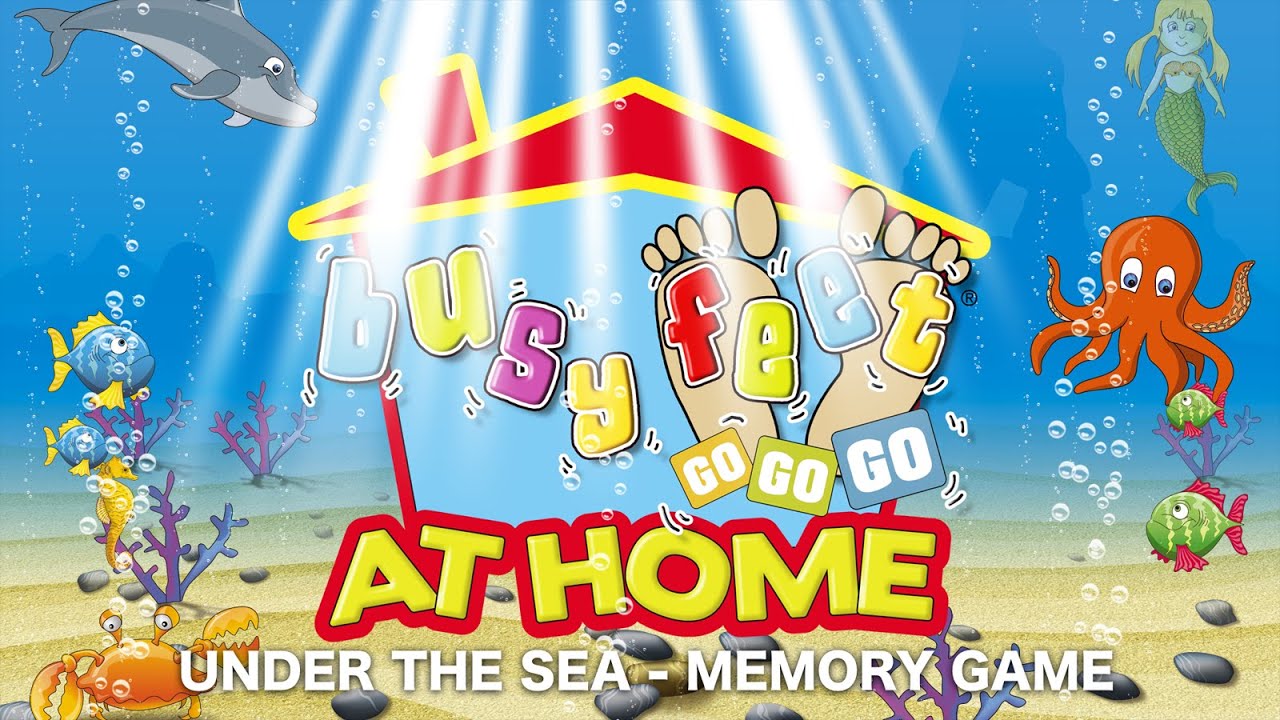 Session 21 Keep kids ACTIVE and having FUN during LOCKDOWN Under the Sea MEMORY GAME