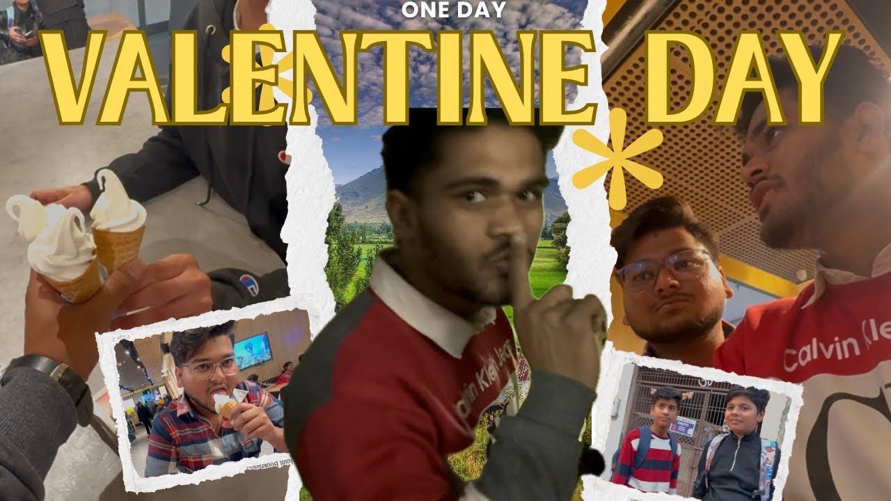 Ladki na mili toh Dosto ko hi bana liya valentine 😂😅❤️❤️   ||vlogs||funny||valentine||desi||