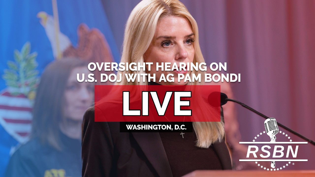 LIVE: Oversight Hearing of the U.S Department of Justice with AG Pam Bondi - 02/11/26