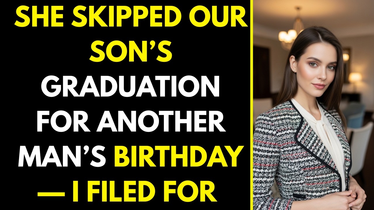 She Skipped Our Son’s Graduation for Another Man’s Birthday — I Filed for Divorce