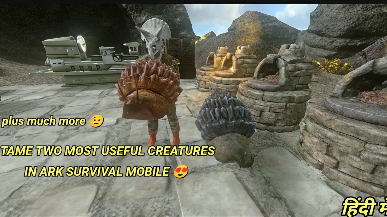 I TAME TWO MOST USEFUL CREATURES IN ARK SURVIVAL MOBILE EPISODE 16