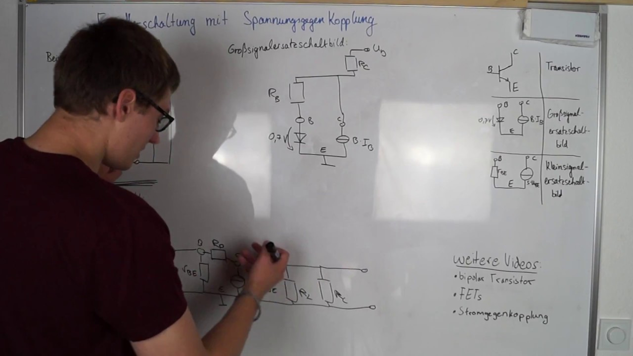 Spannungsgegenkopplung - Emitterschaltung | Elektotechnik