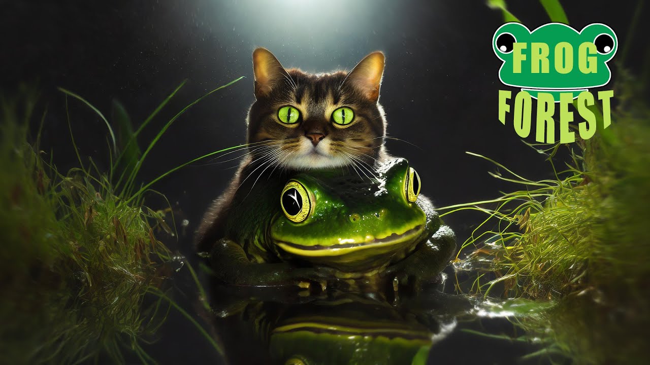 Frog Forest | Comforting Music for Cats