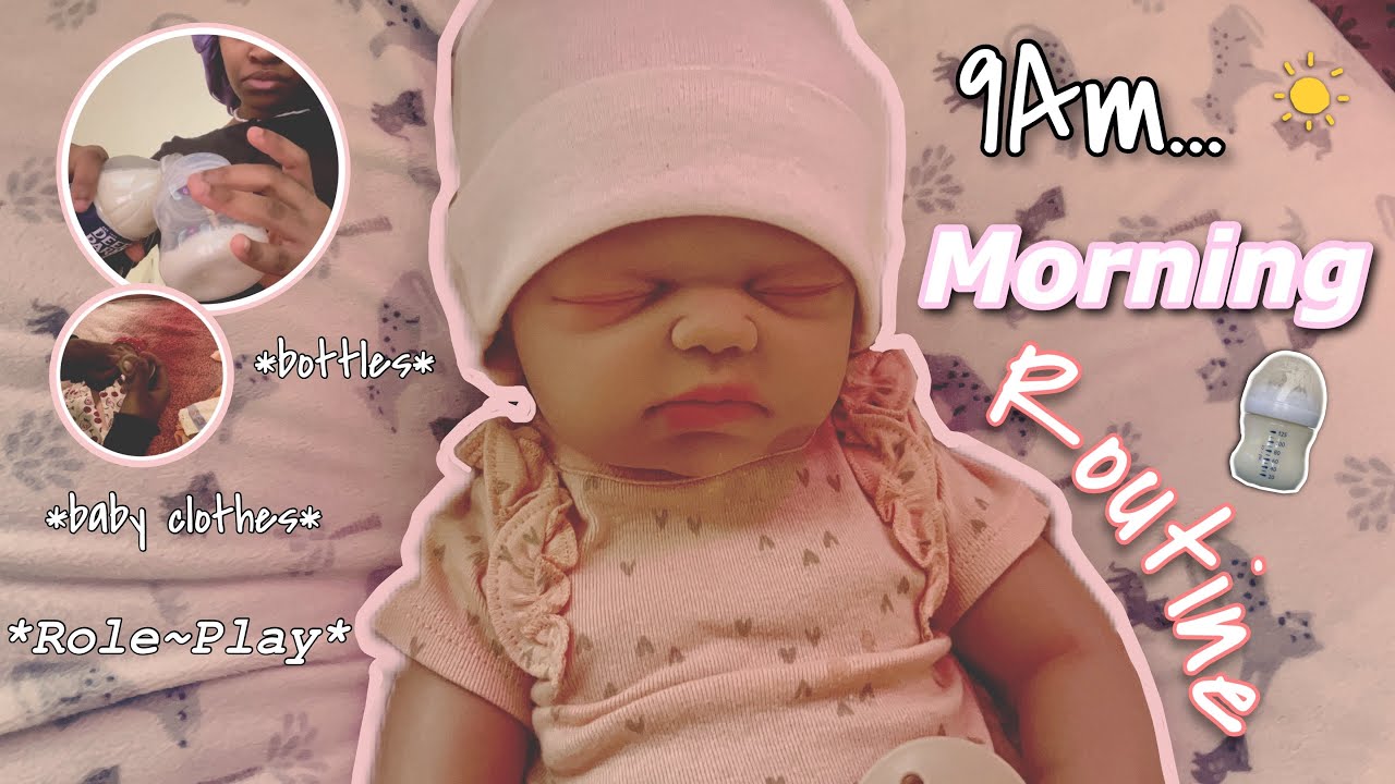 My Morning Routine With a Newborn|Role~Play|Reborns World