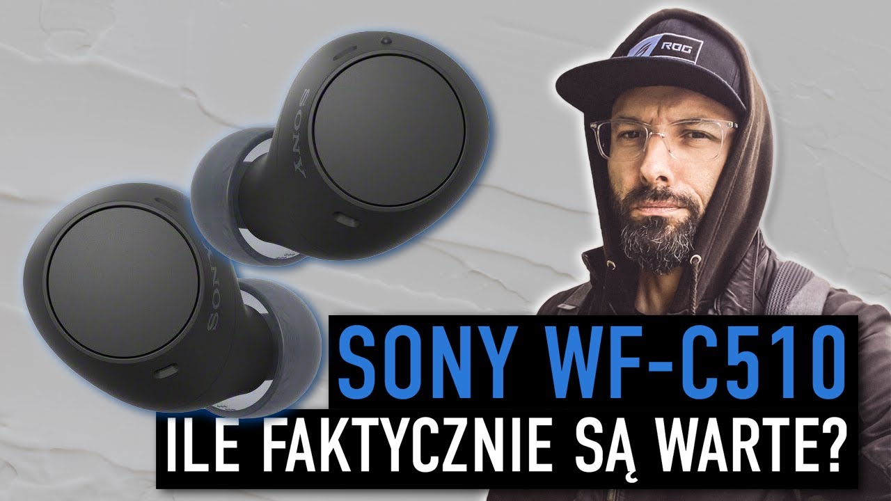 ILE FAKTYCZNIE SĄ WARTE NIEDROGIE SŁUCHAWKI SONY WF-C510? Test, recenzja i opinia