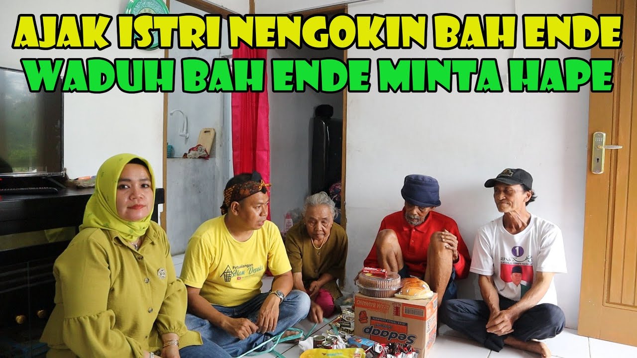 Setelah Hampir Satu Bulan. Ini Keadaan Abah Ende Sekarang. Minta Hape Dan Si Emak Lebih kelimis...