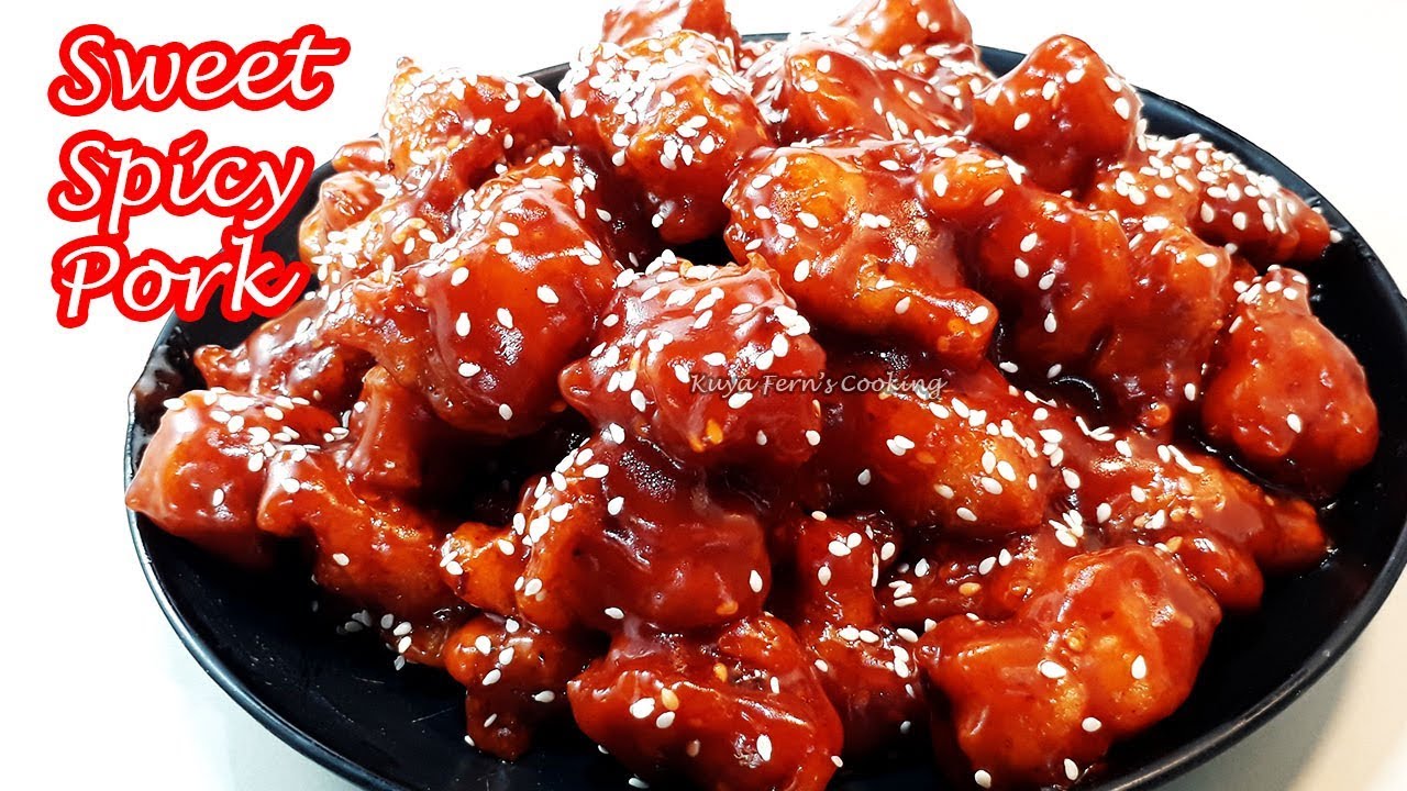 THE BEST SWEET AND SPICY CRISPY FRIED PORK RECIPE | BETTER THAN TAKE OUT | SUPER YUMMY!!!