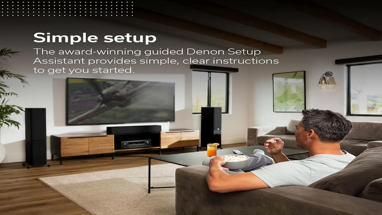 Best Deal: Denon AVR-X2800H 7.2 Ch Stereo Receiver - 8K UHD Home Theater AVR (95W X 7)