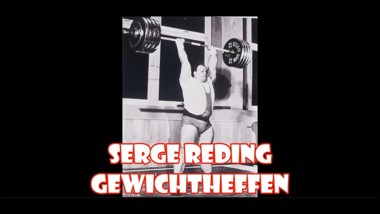 Serge Reding (Belgi&euml;) GEWICHTHEFFEN ZWAARGEWICHT world recordholder weightlifting.