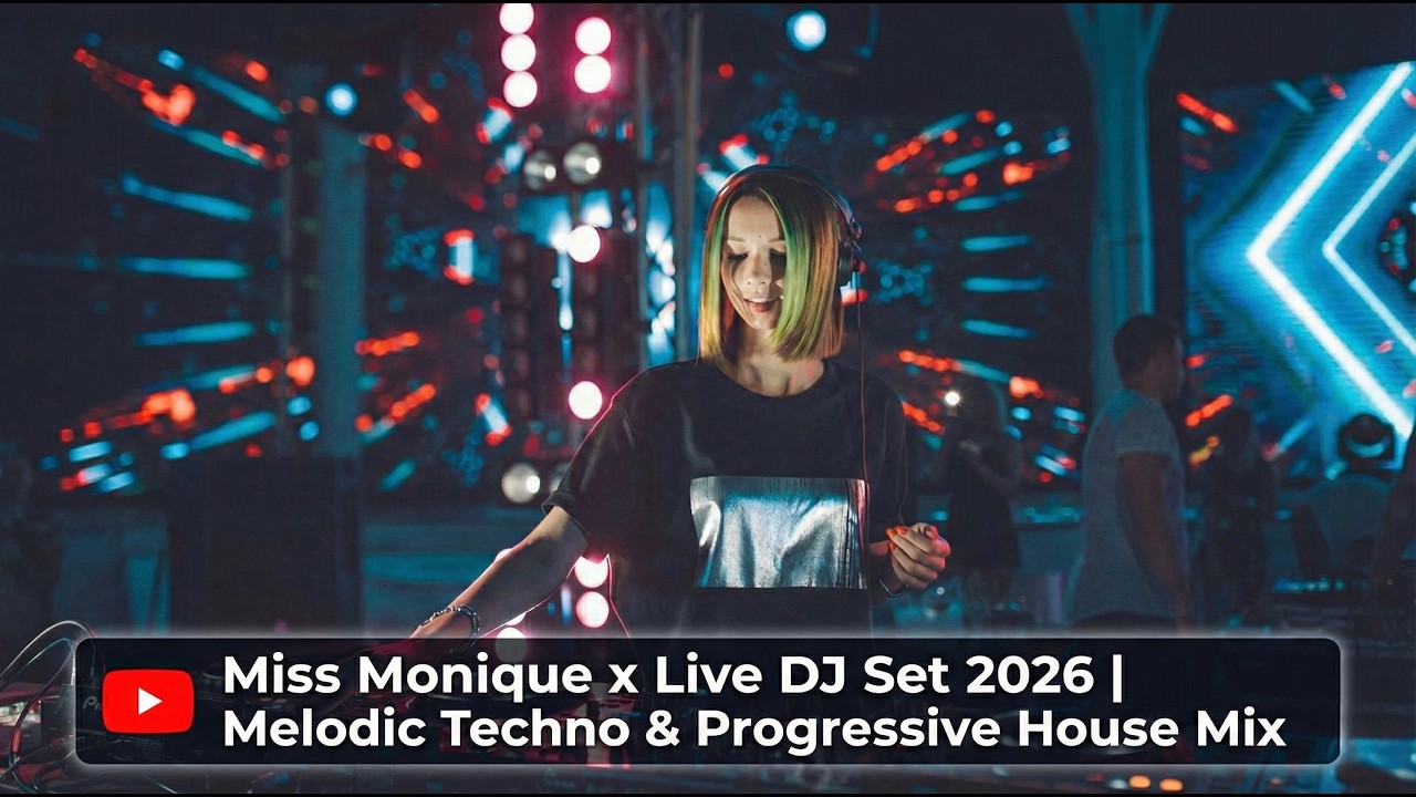 Miss Monique Style Live DJ Set 2026 | Melodic Techno & Progressive House Mix | Sweetes Girl