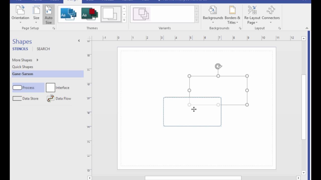 Учебное пособие: Создание контекстной диаграммы в Visio 2016