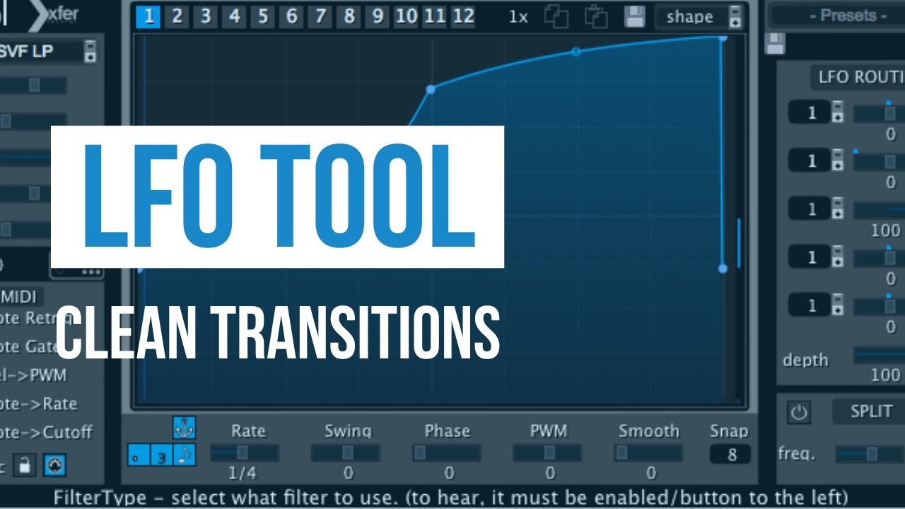 Use LFO Tool to Create Clean Transitions