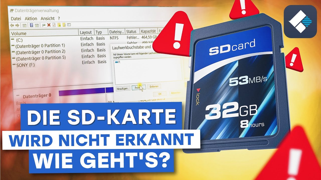 🤔Die SD-Karte wird nicht erkannt, wie geht's? | Recoverit