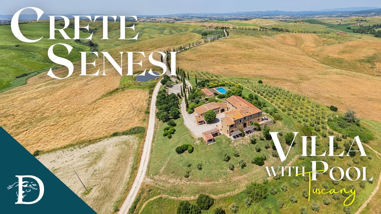 🎥 Property Tour: Stunning Villa with Pool in Crete Senesi