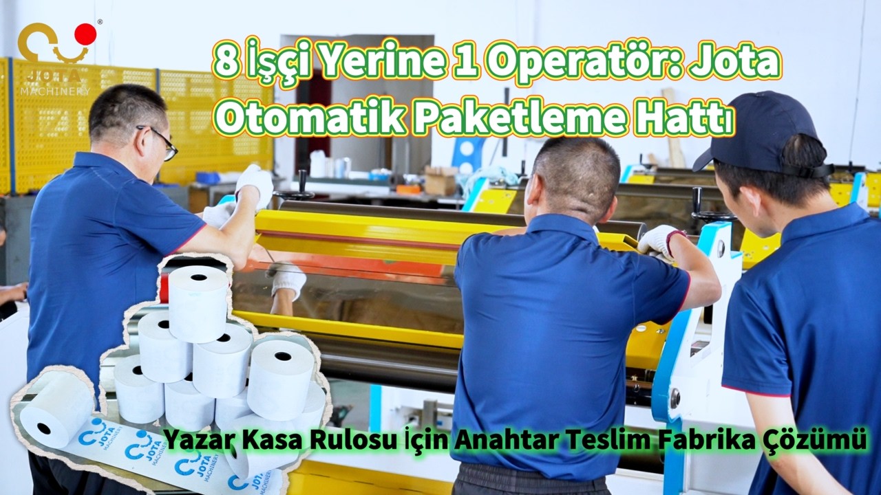 POS Rulo Makinesi Otomasyonu 🤖 8 İşçinin İşini 1 Kişiye Yaptırın! 🚀